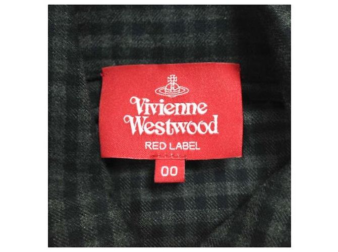 Vestido de algodón Vivienne Westwood Red Label Castaño Azul marino - vista 6