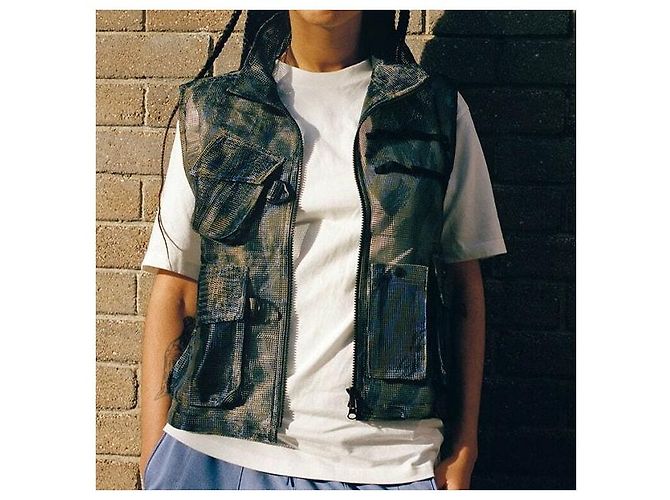 Autre Marque Chaleco Needles PURPLE THINGS BDU Heavyweight Mesh Vest Multicolor - vista 3