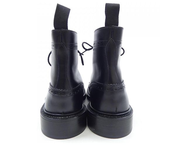 Autre Marque Botas de couro Tricker's Preto - vista 5