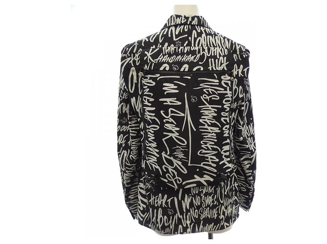 Autre Marque La chaqueta Soloist Negro Blanco - vista 2