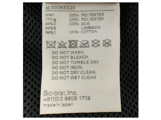 Autre Marque La chaqueta Soloist Negro Blanco - vista 3