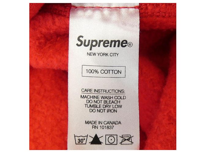 Moletom Supreme Vermelho - vista 3