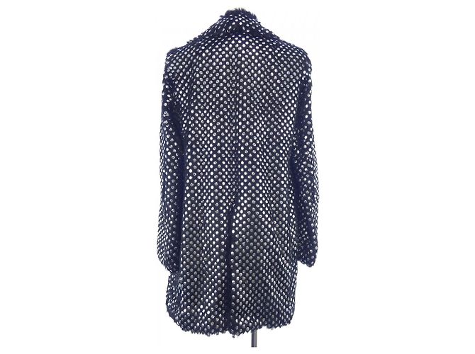 Céline CELINE Rabbit Coat Black - view 2