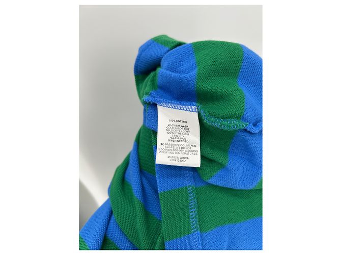 Autre Marque Abito polo a righe blu/verdi - vista 6