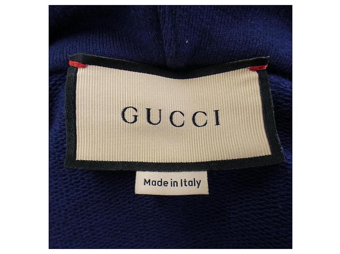 Gucci 728986 XJE78 Hoodie Azul - vista 4