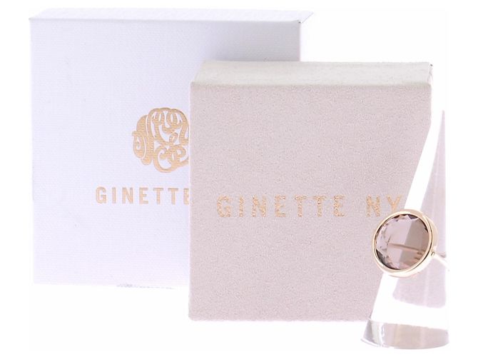 Anello dorato Ginette Ny Misura 53 D'oro - vista 2