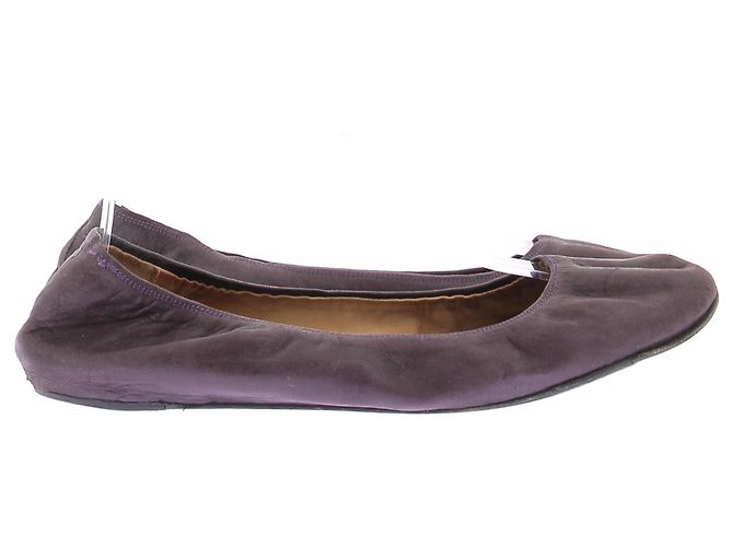 Ballerine Lanvin in scamosciato viola Porpora - vista 3