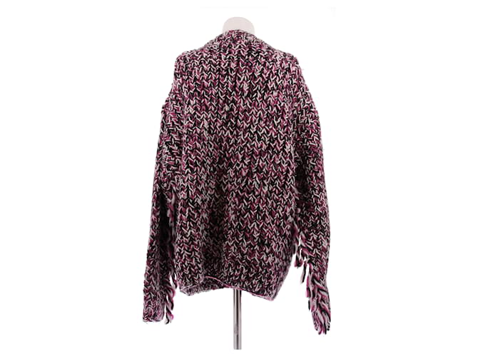 Ganni Gestrickter Wollcardigan Pink - Ansicht 2