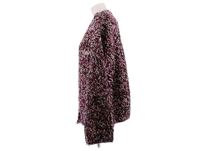 Ganni Gestrickter Wollcardigan Pink - Ansicht 4