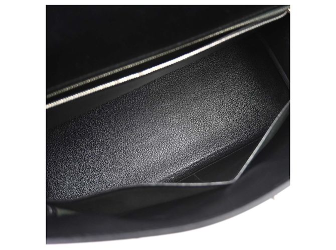 Hermès Bolso Kelly Hermes Black Box Calf con Herrajes de Paladio 32 Negro - vista 3