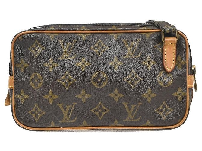 Louis Vuitton Pochette Marly Bandouliere Monogram Canvas medium Marrone - vista 2