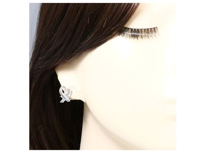 Orecchini a clip in argento Tiffany & Co. Loving Heart - vista 5