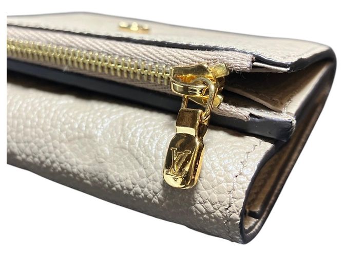 Cartera tríptico Louis Vuitton Portefeuille Zoé Gris - vista 9