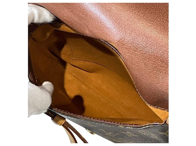 Borsa a tracolla Louis Vuitton Musette Salsa Marrone - vista 6
