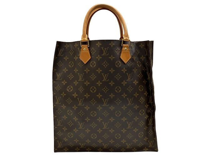 Louis Vuitton Sac Plat Tote Bag Marrone - vista 2