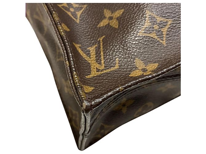 Louis Vuitton Sac Plat Tote Bag Marrone - vista 7