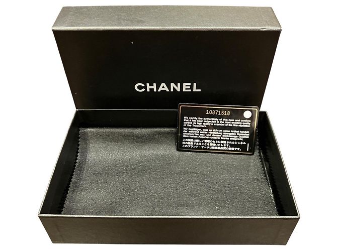 Chanel Long Wallet aus schwarzem Leder - Ansicht 5