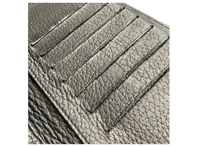 Chanel Long Wallet aus schwarzem Leder - Ansicht 9