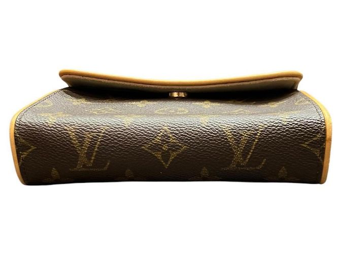 Borsa a tracolla Pochette Florentine Louis Vuitton Marrone - vista 3