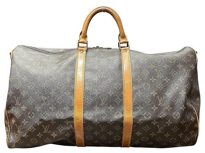 Louis Vuitton Keepall Bandoulière 55 Borsa Boston - vista 2