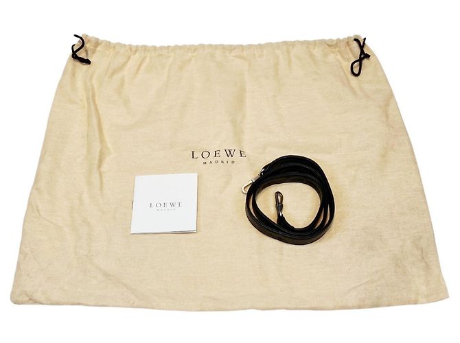 Borsa 2-Way Loewe in pelle nera Nero - vista 5
