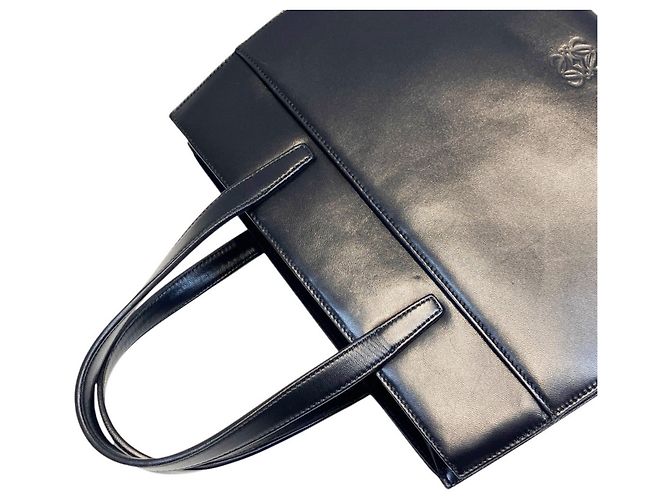 Borsa 2-Way Loewe in pelle nera Nero - vista 7