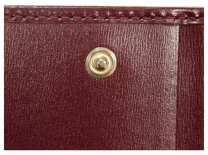 Cartera Bi-fold Gucci Bordeaux Roja Burdeos - vista 13