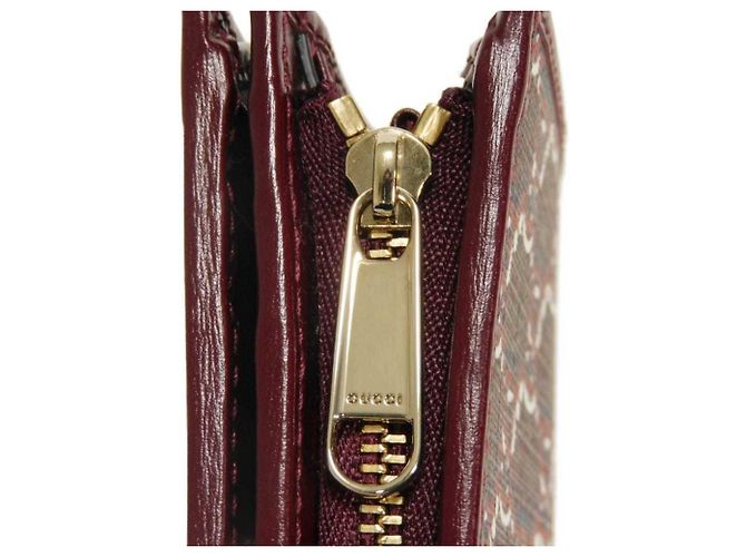 Cartera Bi-fold Gucci Bordeaux Roja Burdeos - vista 14