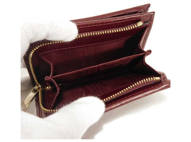 Cartera Bi-fold Gucci Bordeaux Roja Burdeos - vista 15