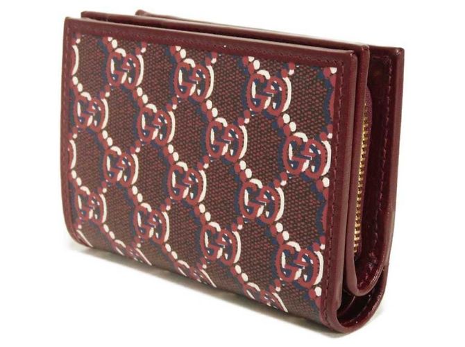 Cartera Bi-fold Gucci Bordeaux Roja Burdeos - vista 2