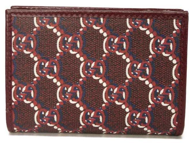 Cartera Bi-fold Gucci Bordeaux Roja Burdeos - vista 3