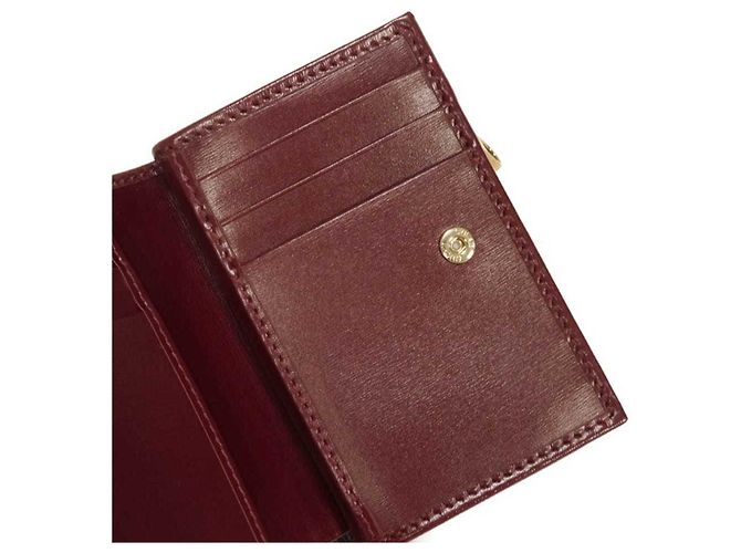 Cartera Bi-fold Gucci Bordeaux Roja Burdeos - vista 7