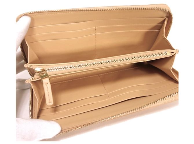 Cartera larga Bottega Veneta Beige - vista 5