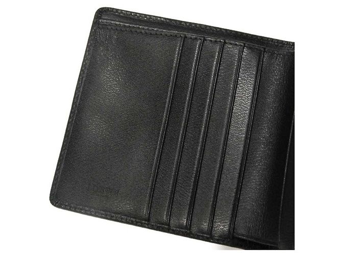 Portafoglio Bi-Fold Loewe in pelle nera Nero - vista 10