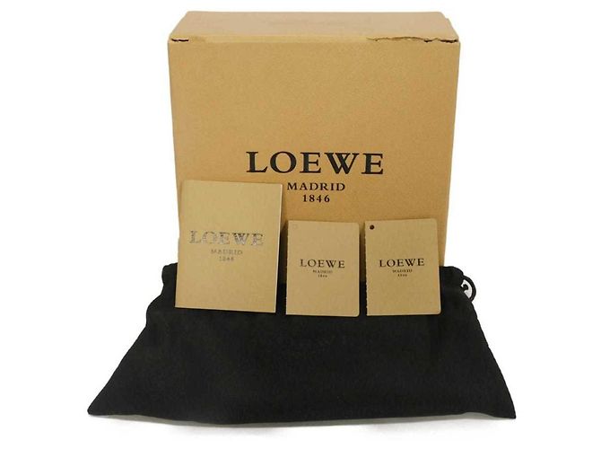 Portafoglio Bi-Fold Loewe in pelle nera Nero - vista 20