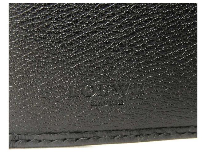 Portafoglio Bi-Fold Loewe in pelle nera Nero - vista 8