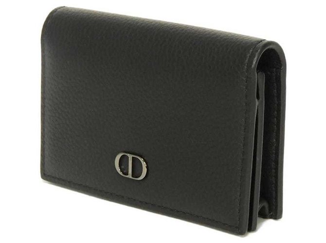 Christian Dior CD ICON Leather Card Case Black - view 2