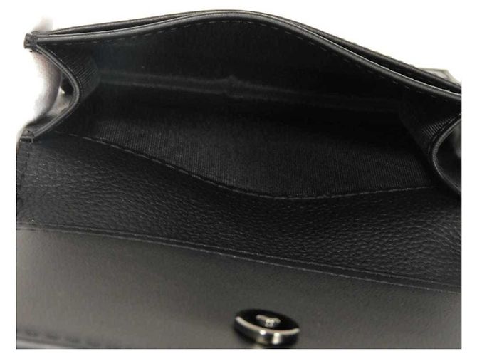 Christian Dior CD ICON Leather Card Case Black - view 9