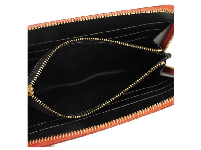 Cartera larga de piel de becerro roja Loewe - vista 17
