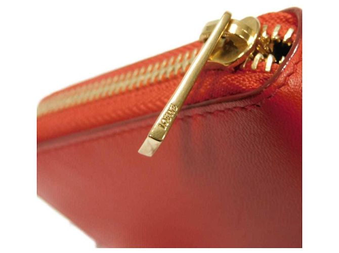 Cartera larga de piel de becerro roja Loewe - vista 20