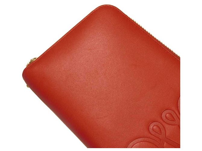 Cartera larga de piel de becerro roja Loewe - vista 22