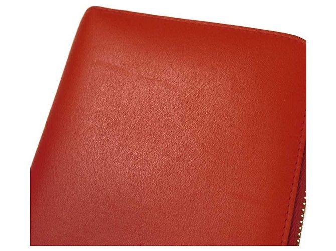 Cartera larga de piel de becerro roja Loewe - vista 24