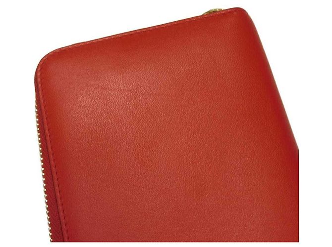 Cartera larga de piel de becerro roja Loewe - vista 25