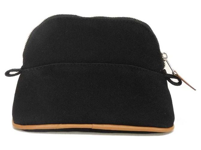 Hermès Clutch Mini Bolide Hermes Nero Arancione - vista 3