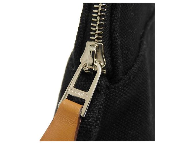 Hermès Clutch Mini Bolide Hermes Nero Arancione - vista 7