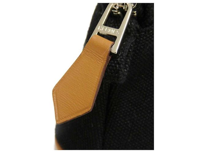 Hermès Clutch Mini Bolide Hermes Nero Arancione - vista 8