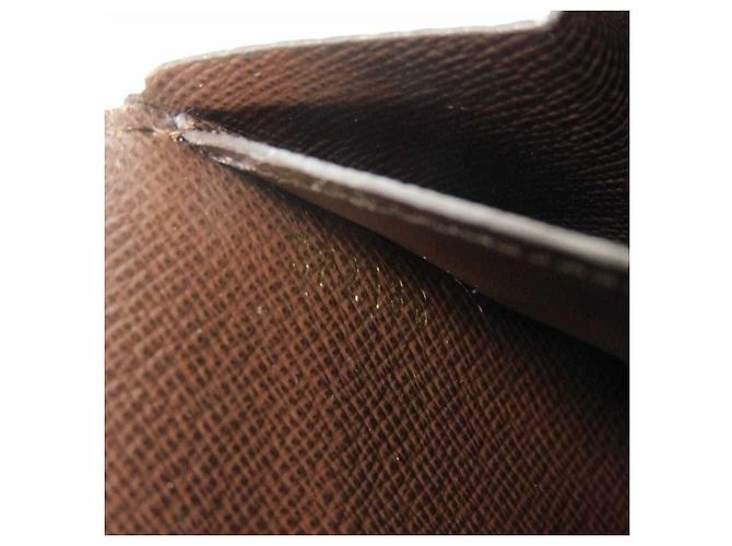 Cartera larga Louis Vuitton Portefeuille Normandie Castaño Negro Damier ebene - vista 11