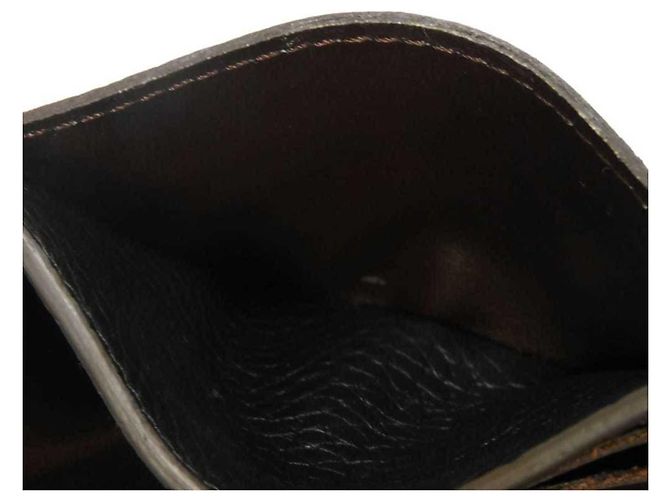 Cartera larga Louis Vuitton Portefeuille Normandie Castaño Negro Damier ebene - vista 22