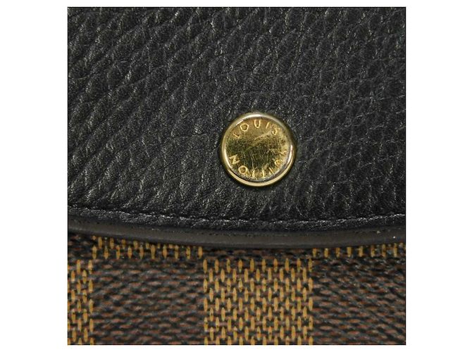 Cartera larga Louis Vuitton Portefeuille Normandie Castaño Negro Damier ebene - vista 24