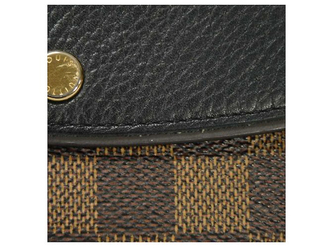 Cartera larga Louis Vuitton Portefeuille Normandie Castaño Negro Damier ebene - vista 25